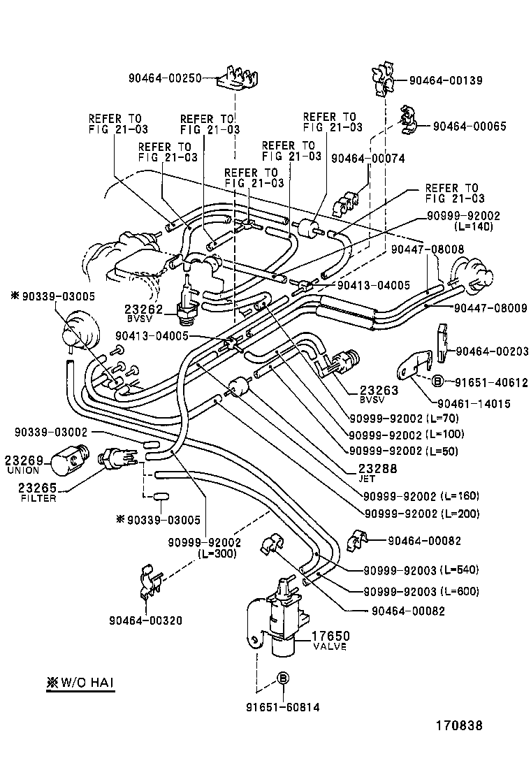  LAND CRUISER 70 |  VACUUM PIPING