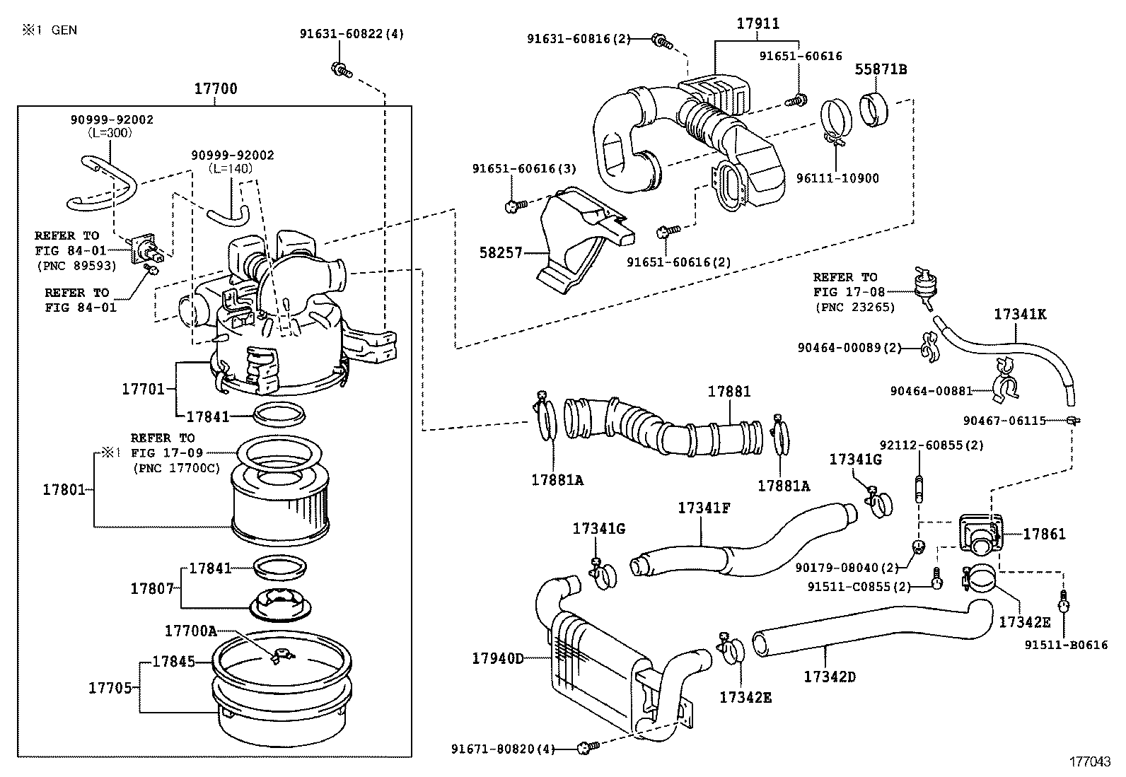  COASTER |  AIR CLEANER