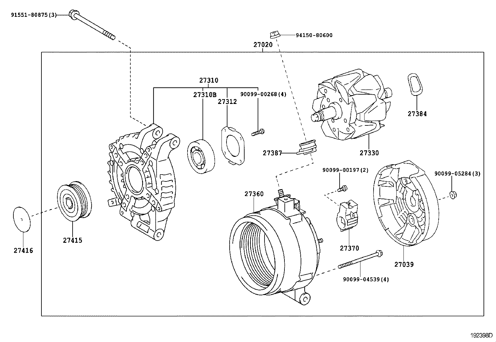  RAV4 |  ALTERNATOR