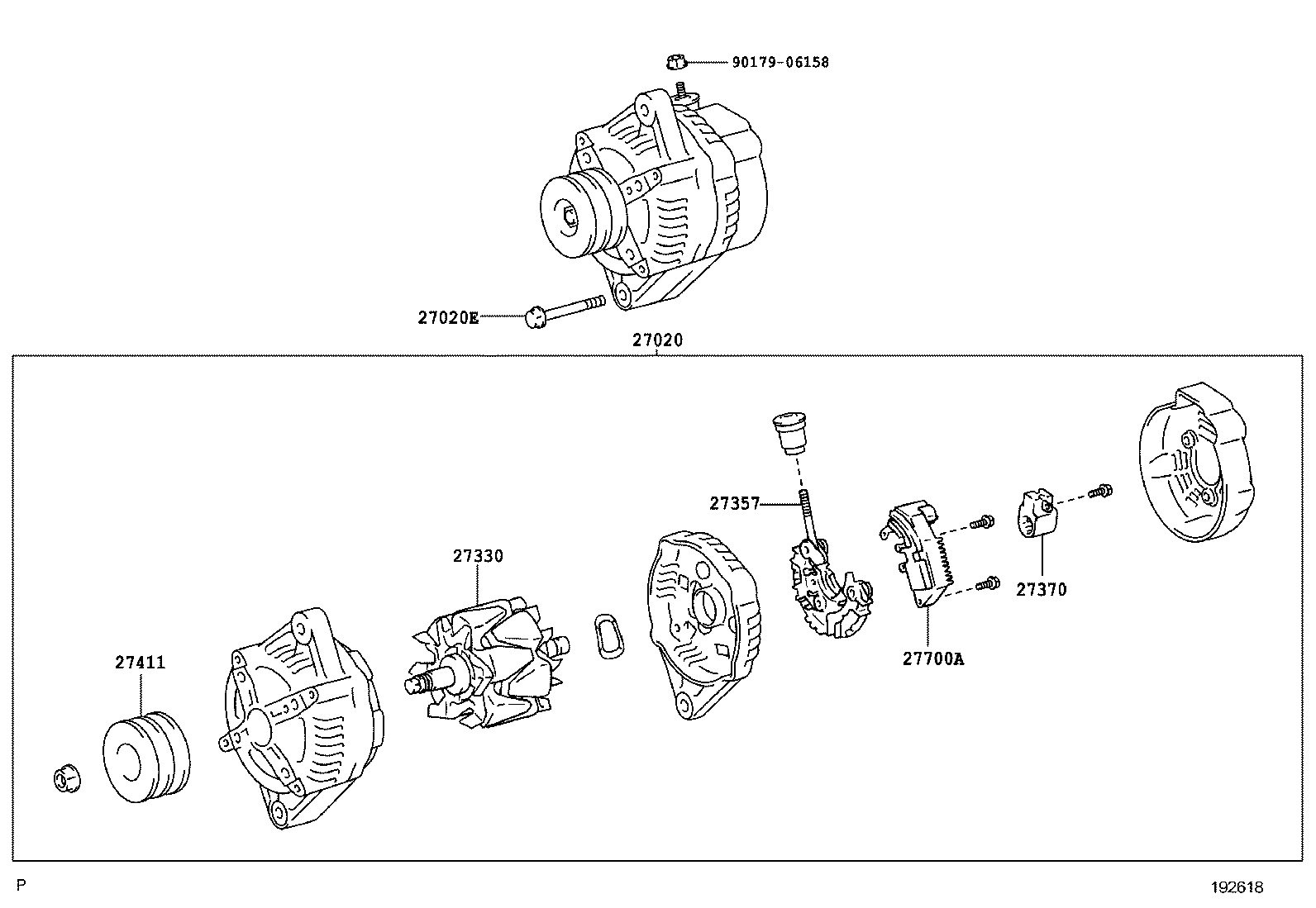  COASTER |  ALTERNATOR