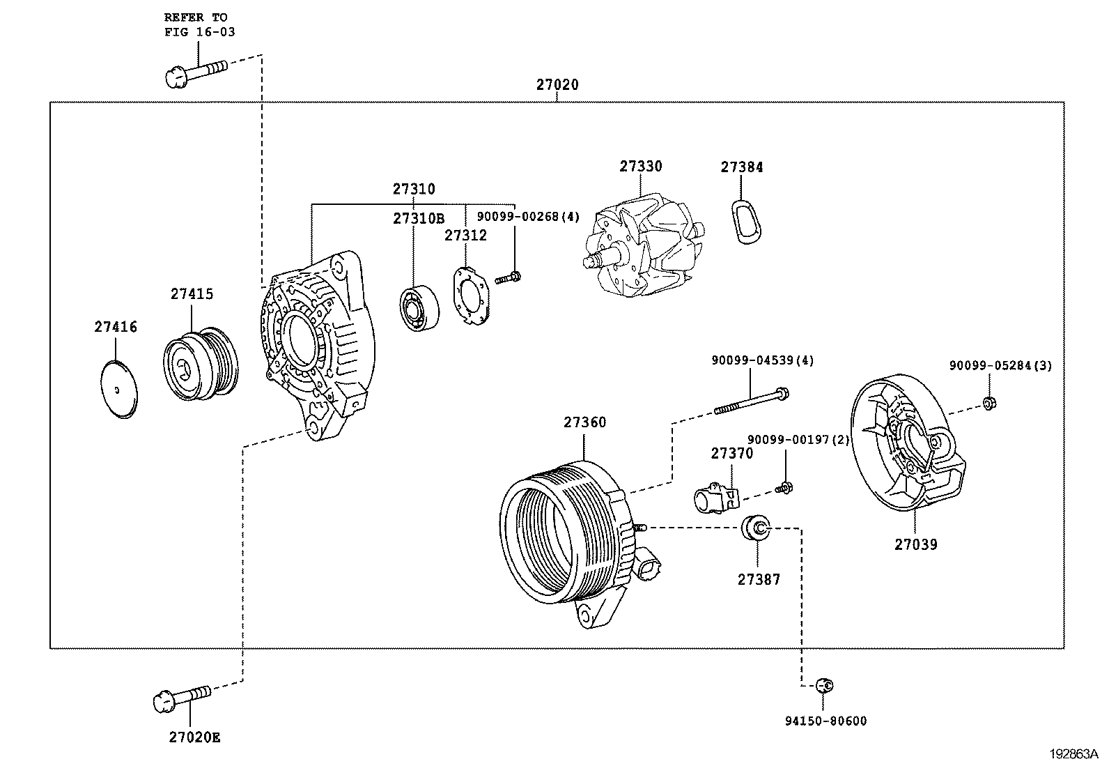  NOAH |  ALTERNATOR