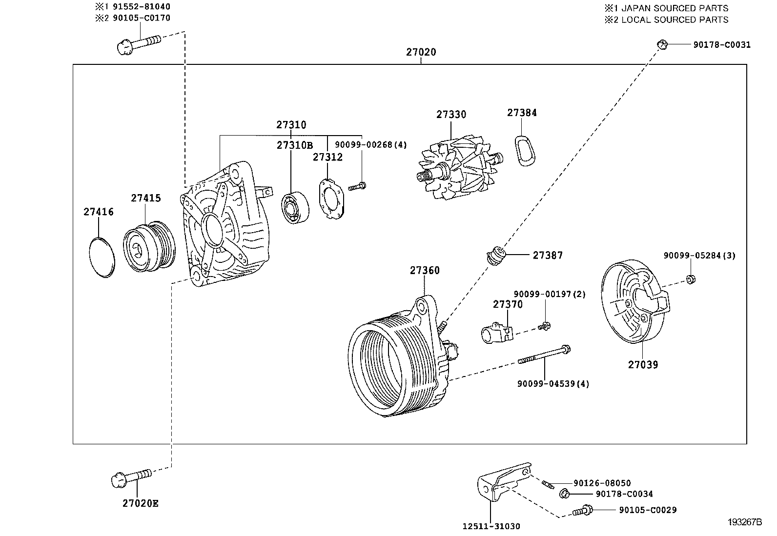  HIGHLANDER CHINA |  ALTERNATOR