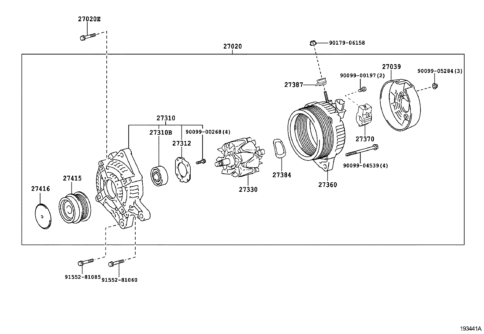  COASTER |  ALTERNATOR