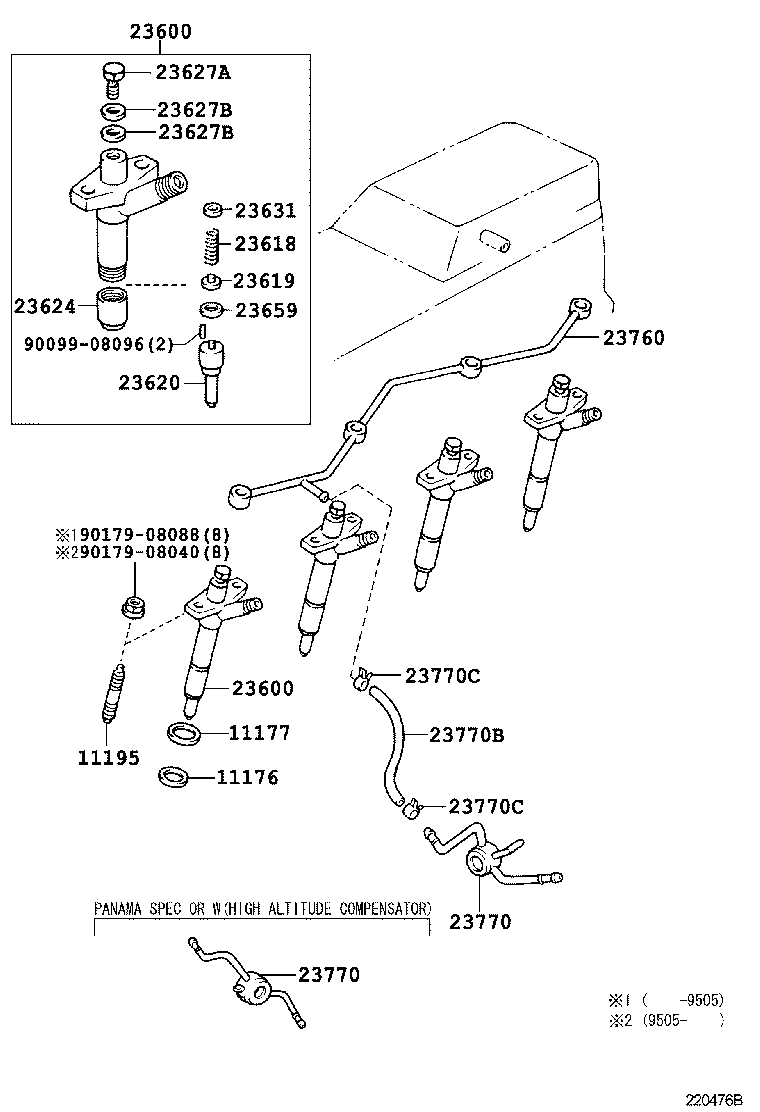  COASTER |  INJECTION NOZZLE