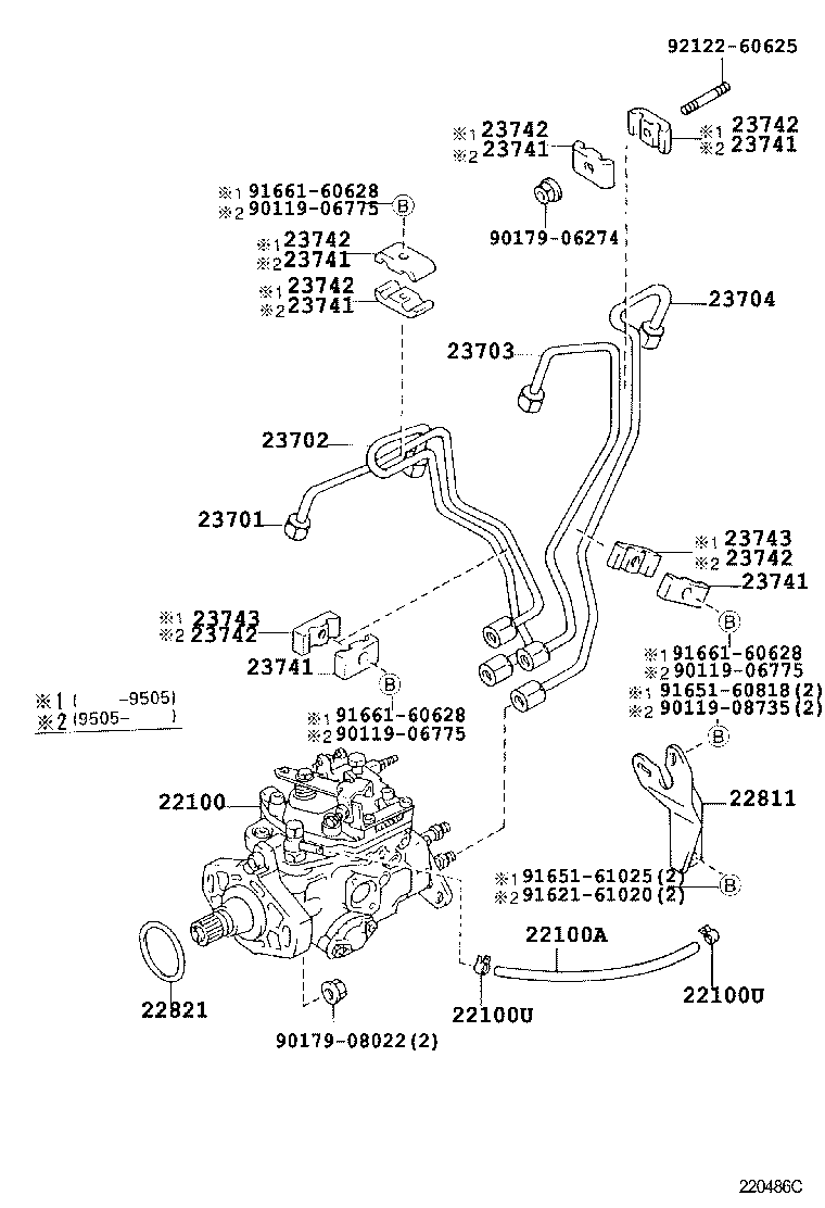  COASTER |  INJECTION PUMP ASSEMBLY