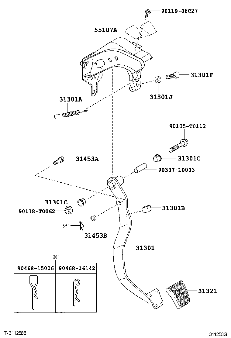  INNOVA KIJANG INNOVA |  CLUTCH PEDAL FLEXIBLE HOSE