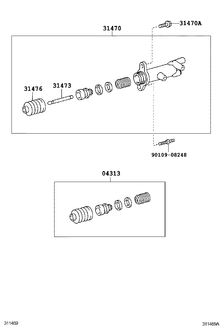  FORTUNER |  CLUTCH RELEASE CYLINDER