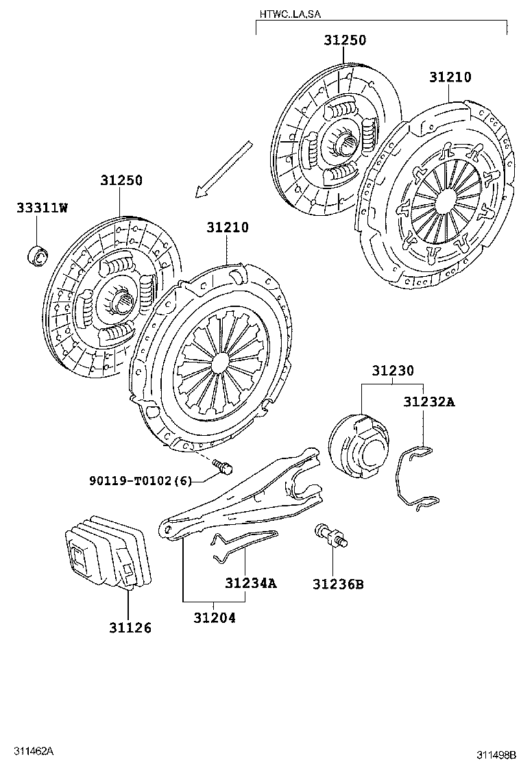  FORTUNER |  CLUTCH RELEASE FORK