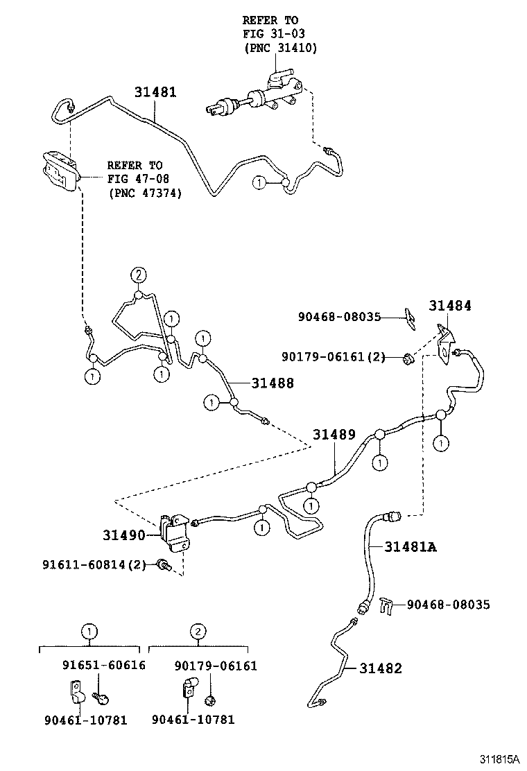  COASTER CHINA |  CLUTCH PEDAL FLEXIBLE HOSE