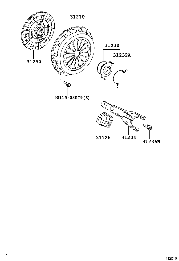  VIOS CHINA |  CLUTCH RELEASE FORK