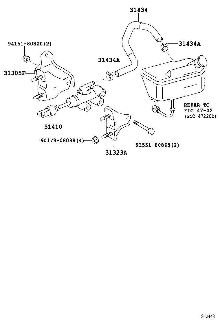  DYNA |  CLUTCH MASTER CYLINDER