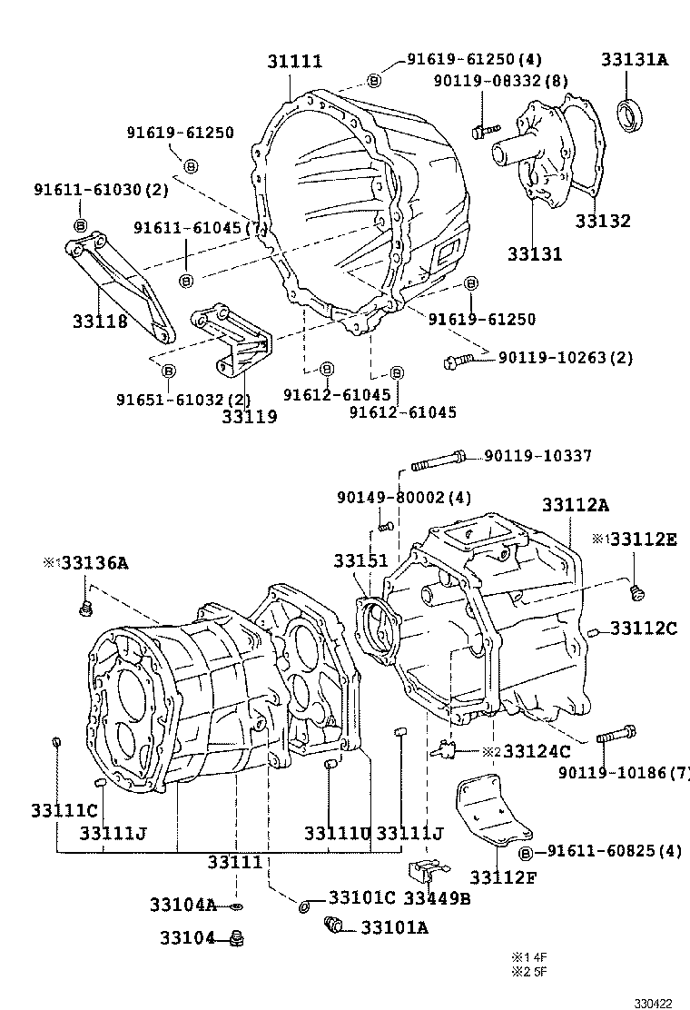  LAND CRUISER 70 |  CLUTCH HOUSING TRANSMISSION CASE MTM