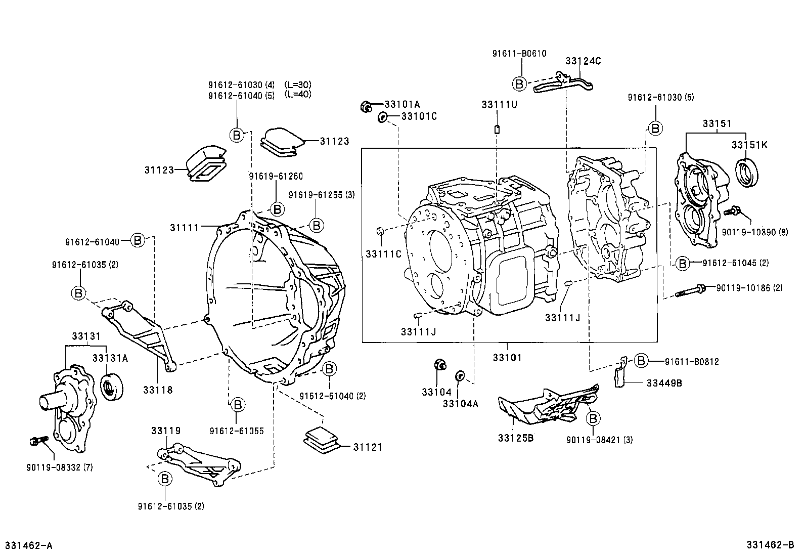  COASTER CHINA |  CLUTCH HOUSING TRANSMISSION CASE MTM
