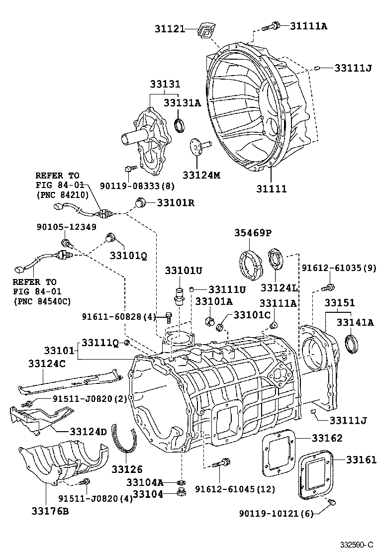  DYNA |  CLUTCH HOUSING TRANSMISSION CASE MTM