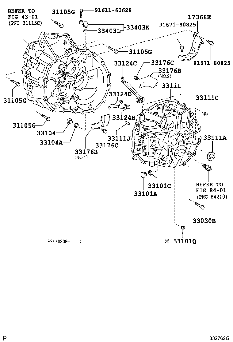  RAV4 |  CLUTCH HOUSING TRANSMISSION CASE MTM