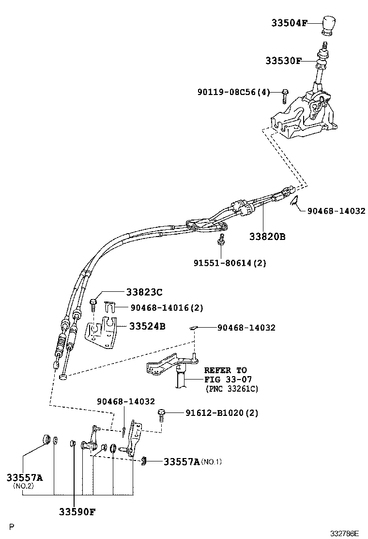  RAV4 |  SHIFT LEVER RETAINER