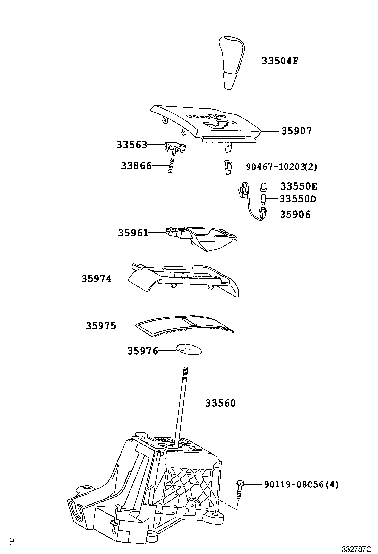  RAV4 |  SHIFT LEVER RETAINER