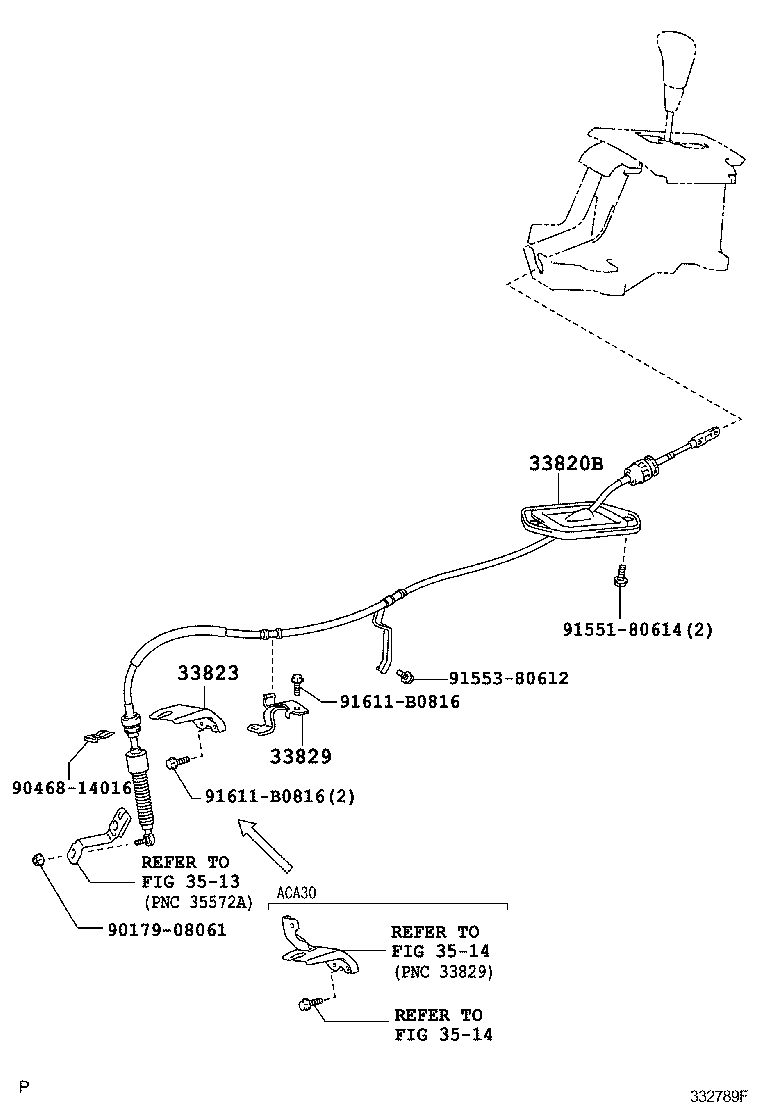  RAV4 |  SHIFT LEVER RETAINER