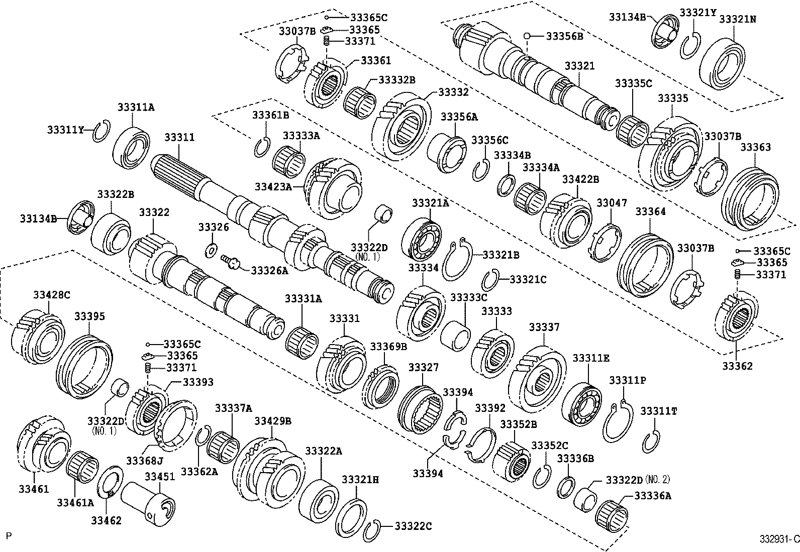  RAV4 |  TRANSMISSION GEAR MTM