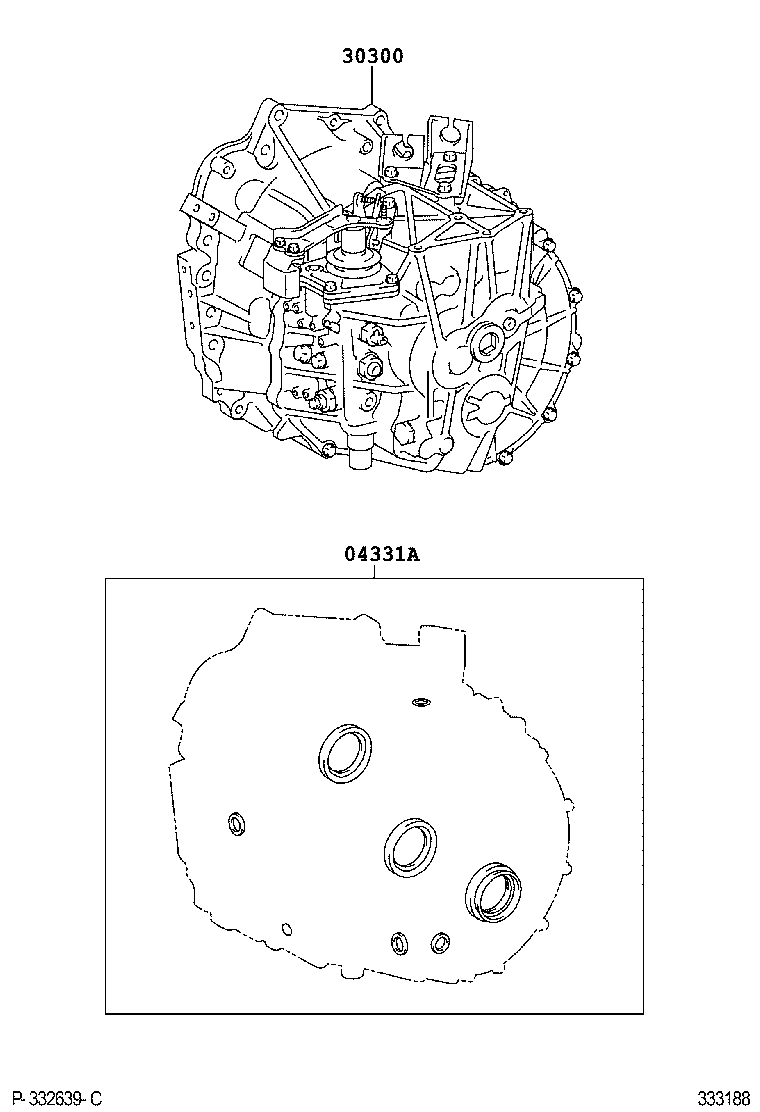  AURIS UKP |  TRANSAXLE OR TRANSMISSION ASSY GASKET KIT MTM