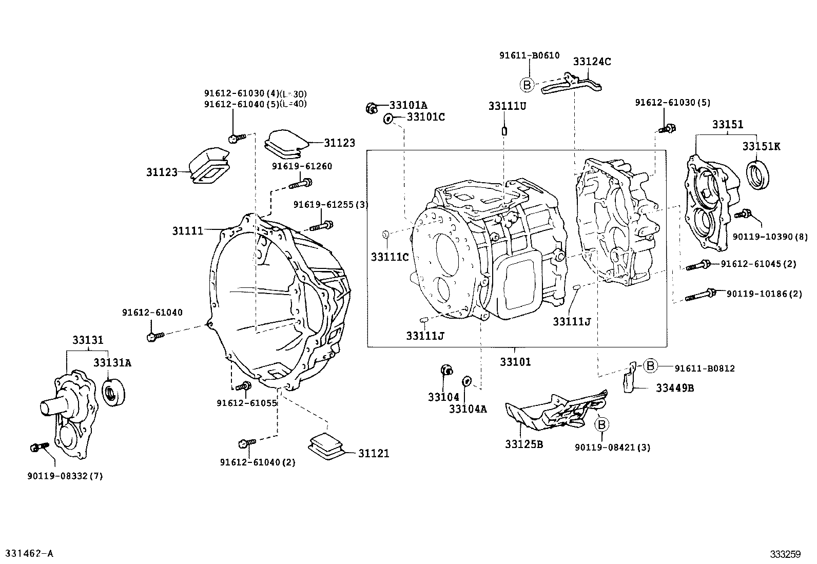  COASTER CHINA |  CLUTCH HOUSING TRANSMISSION CASE MTM