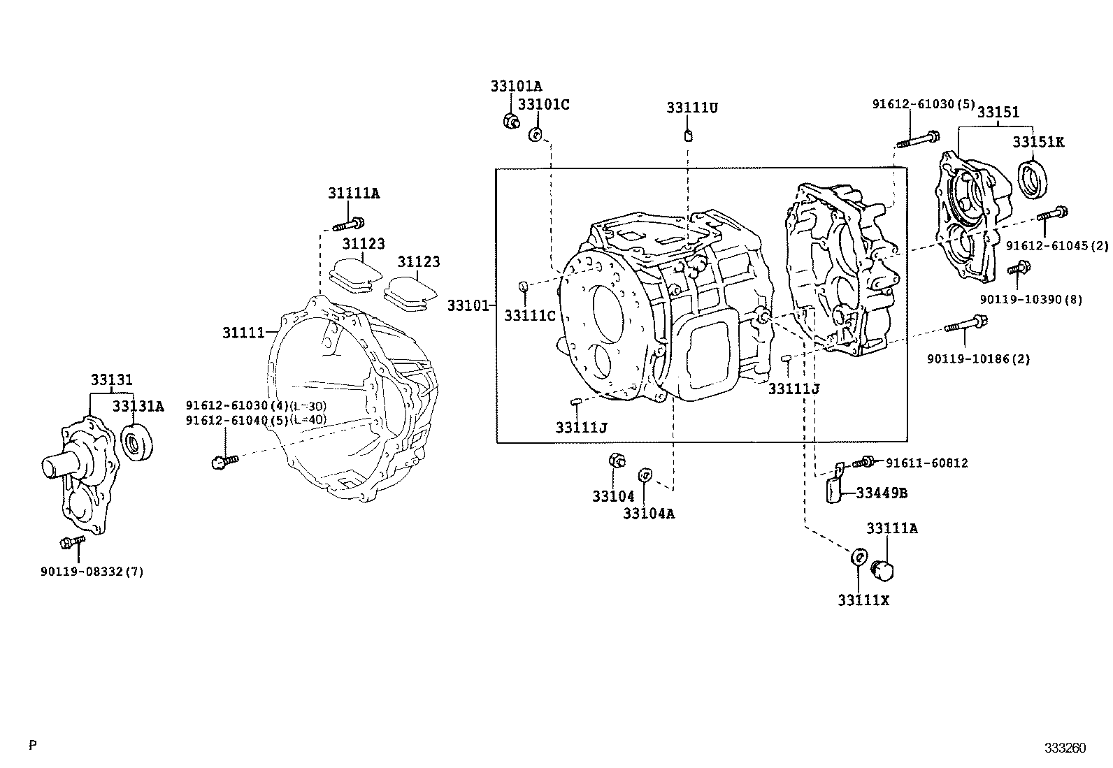  COASTER CHINA |  CLUTCH HOUSING TRANSMISSION CASE MTM