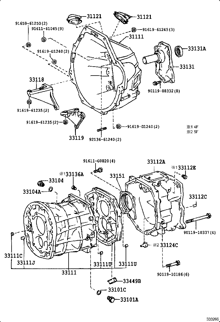  LAND CRUISER 70 |  CLUTCH HOUSING TRANSMISSION CASE MTM