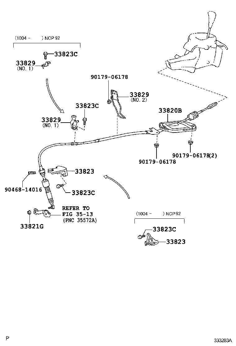  VIOS |  SHIFT LEVER RETAINER
