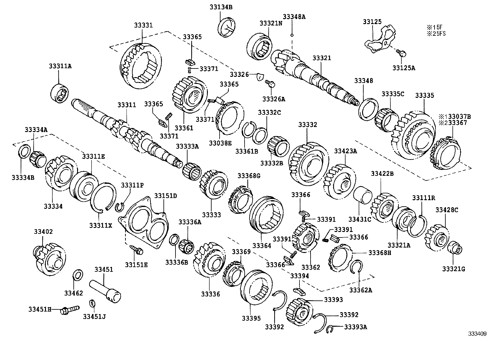  AURIS UKP |  TRANSMISSION GEAR MTM