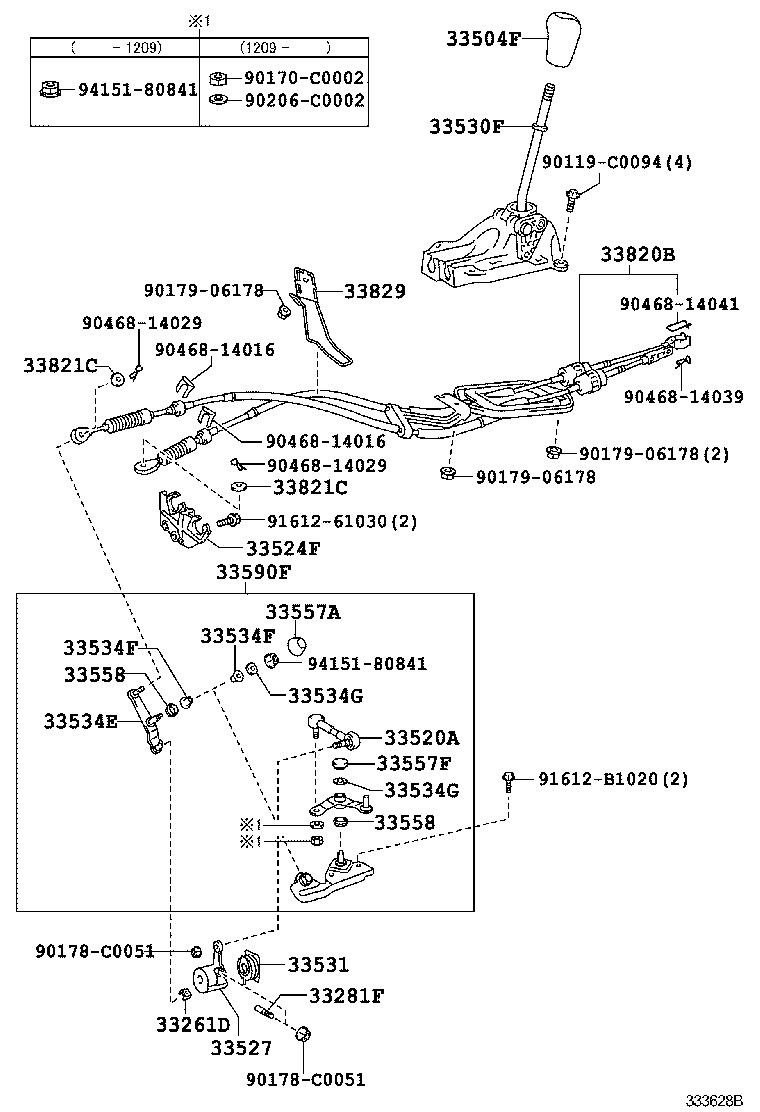  YARIS CHINA |  SHIFT LEVER RETAINER