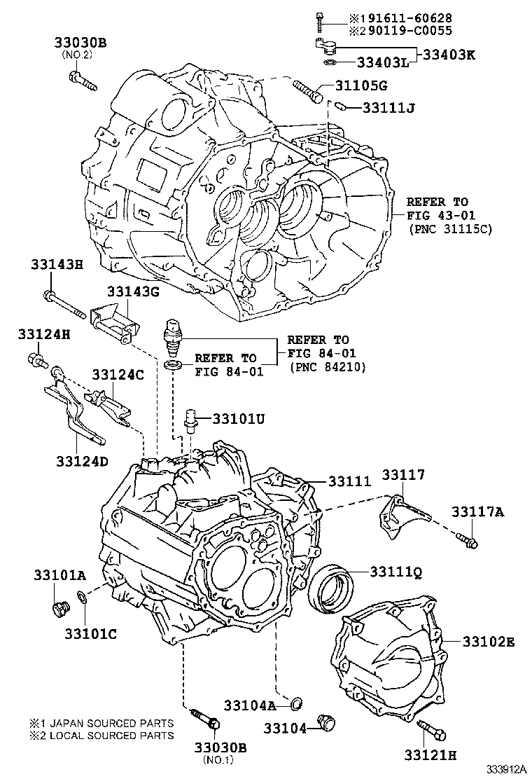  RAV4 CHINA |  CLUTCH HOUSING TRANSMISSION CASE MTM