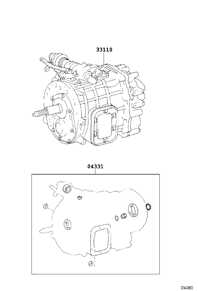  DYNA |  TRANSAXLE OR TRANSMISSION ASSY GASKET KIT MTM