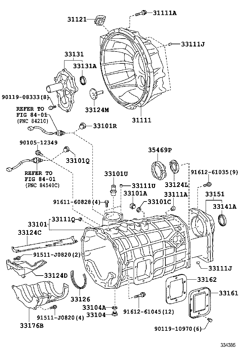  DYNA |  CLUTCH HOUSING TRANSMISSION CASE MTM