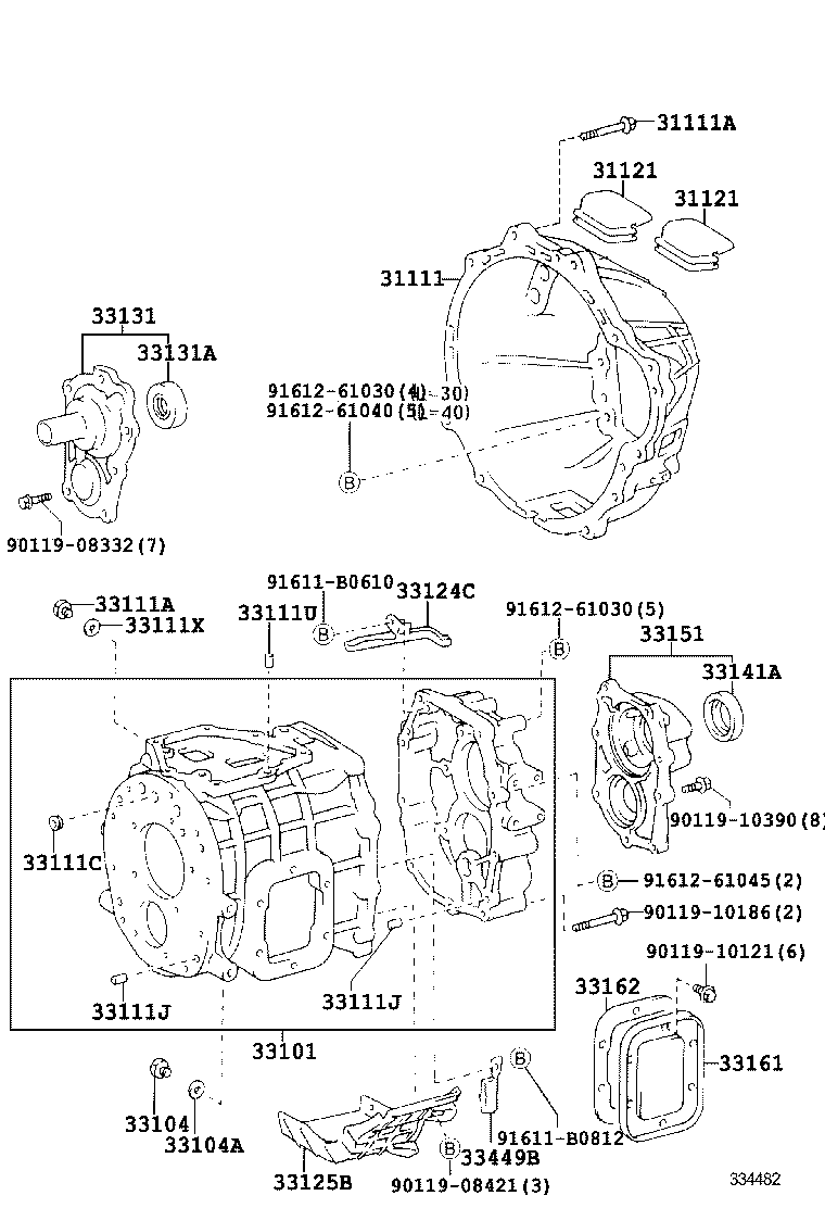  DYNA |  CLUTCH HOUSING TRANSMISSION CASE MTM