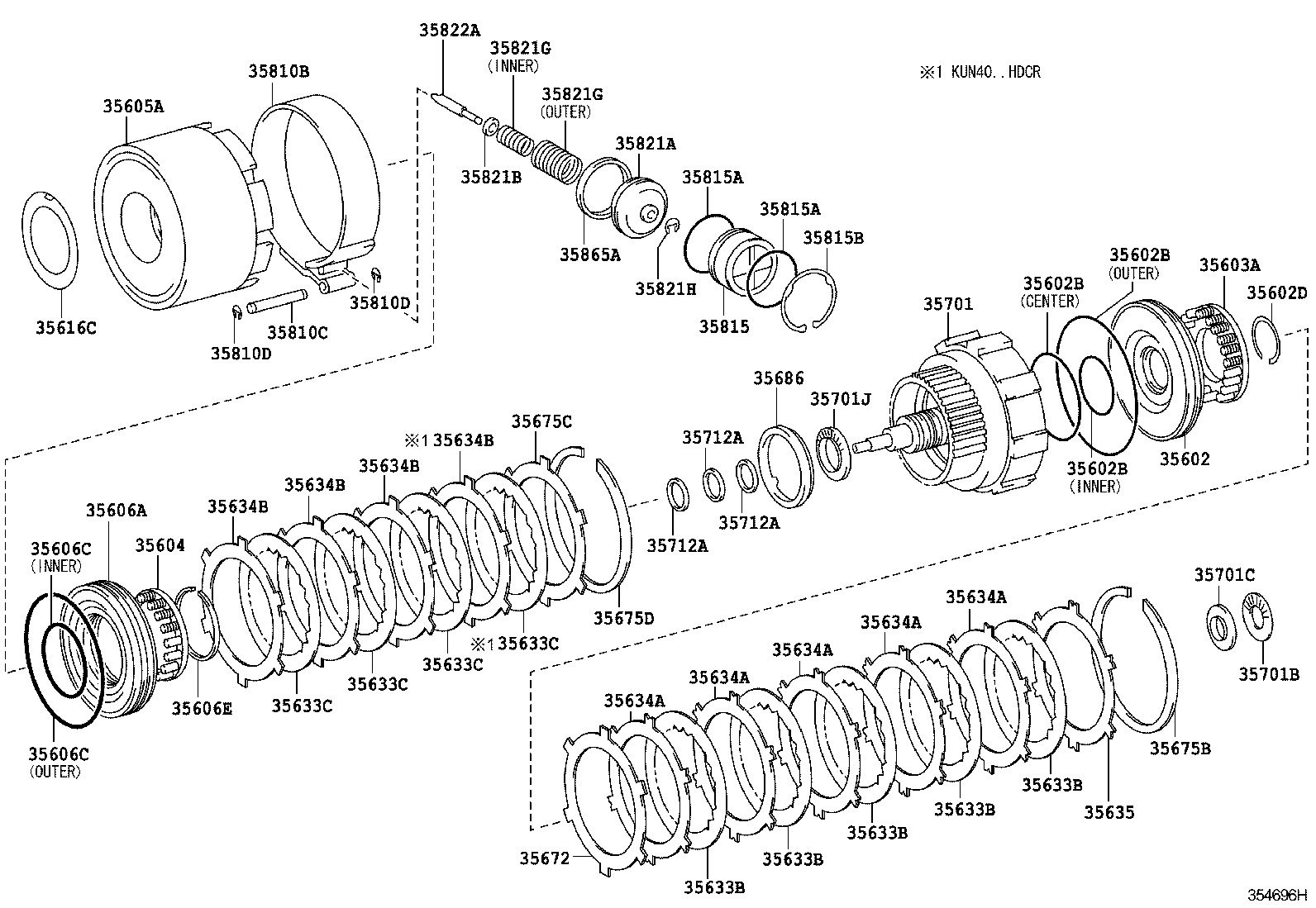 INNOVA KIJANG INNOVA | BRAKE BAND MULTIPLE DISC CLUTCH ATM