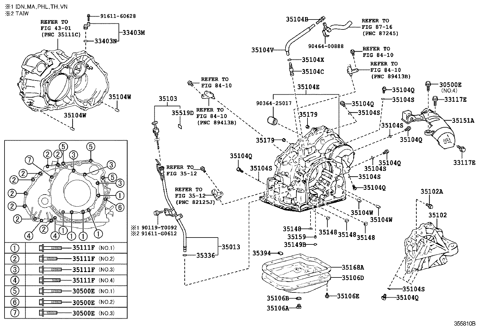  CAMRY HYBRID ASIA |  TRANSMISSION CASE OIL PAN ATM