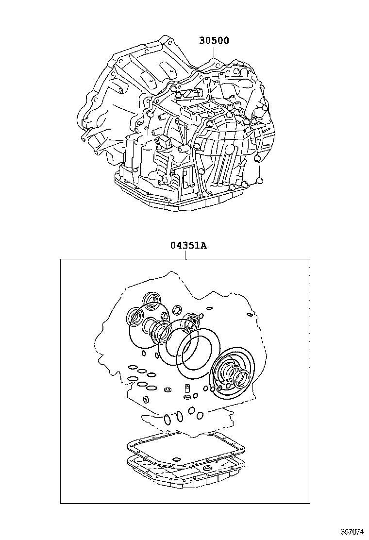  VIOS |  TRANSAXLE OR TRANSMISSION ASSY GASKET KIT ATM