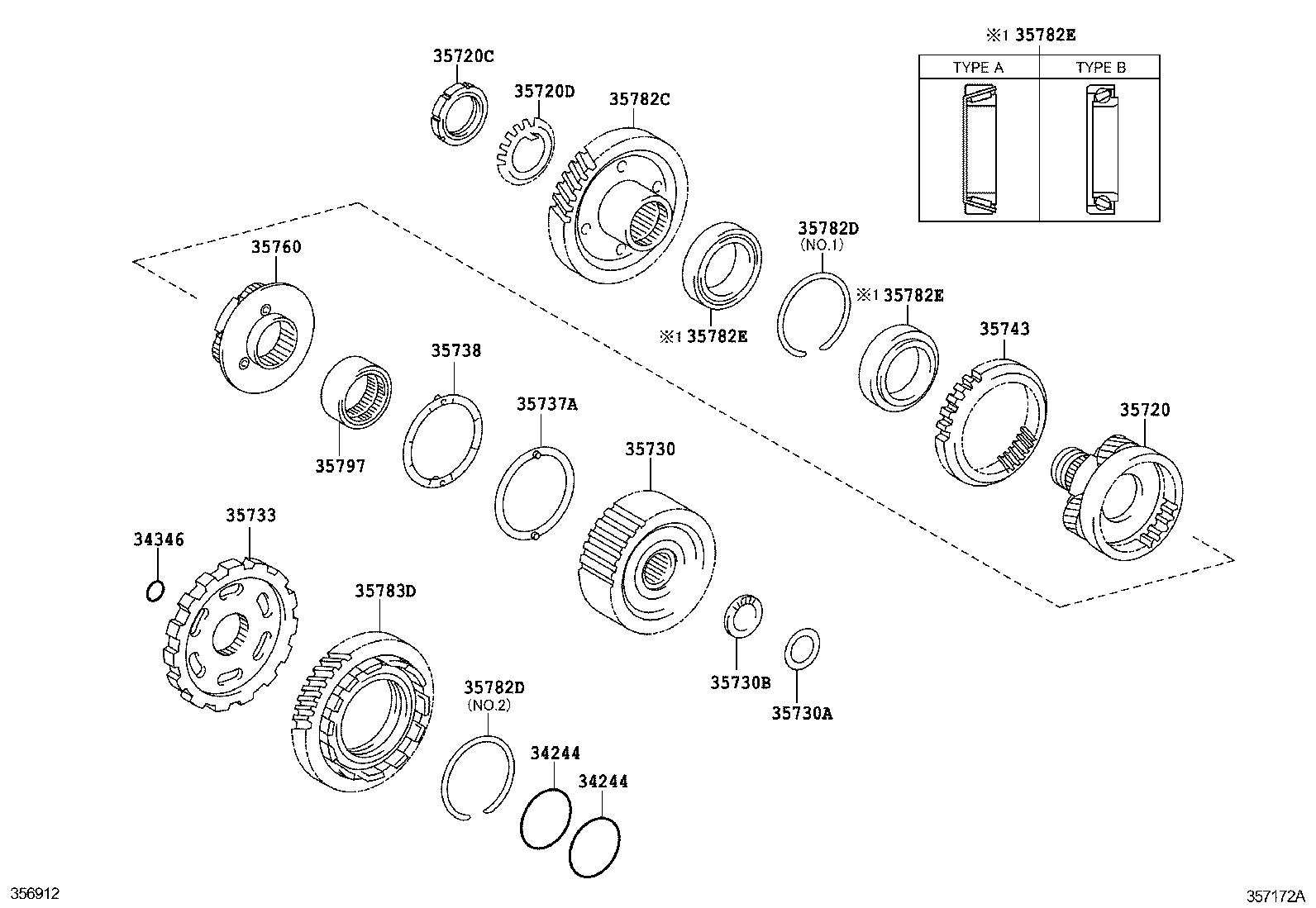  CAMRY CHINA |  PLANETARY GEAR REVERSE PISTON COUNTER GEAR ATM