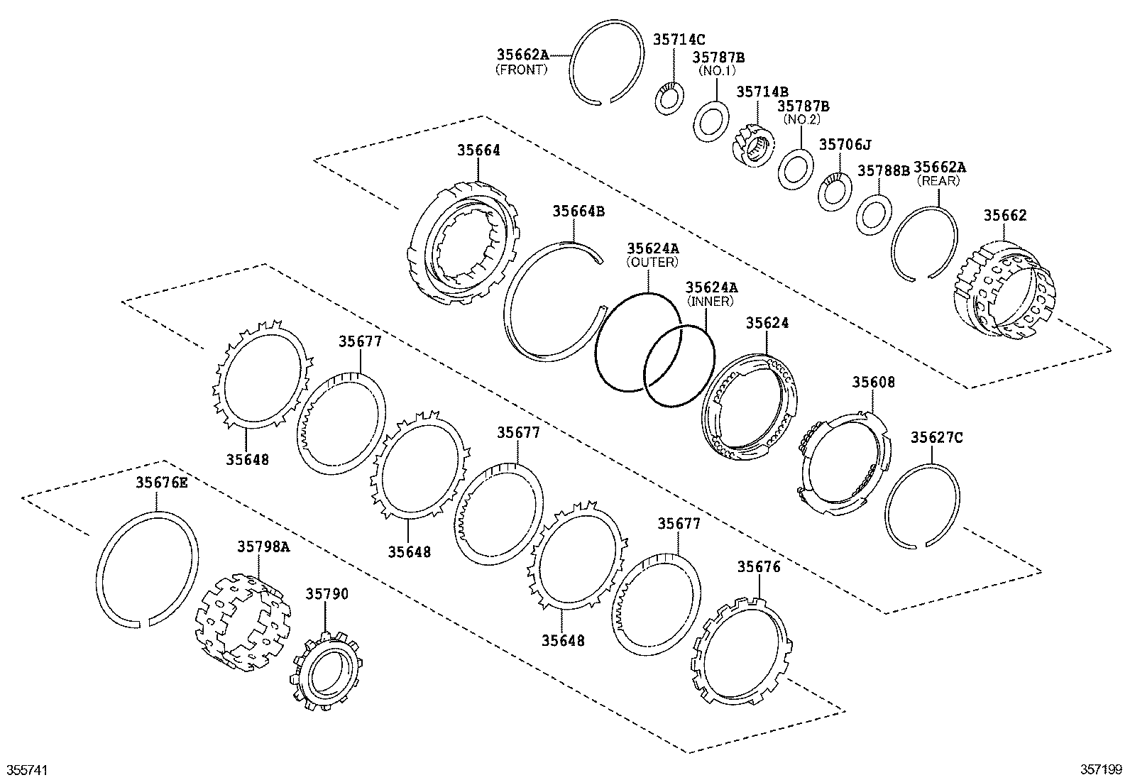  CAMRY CHINA |  CENTER SUPPORT PLANETARY SUN GEAR ATM