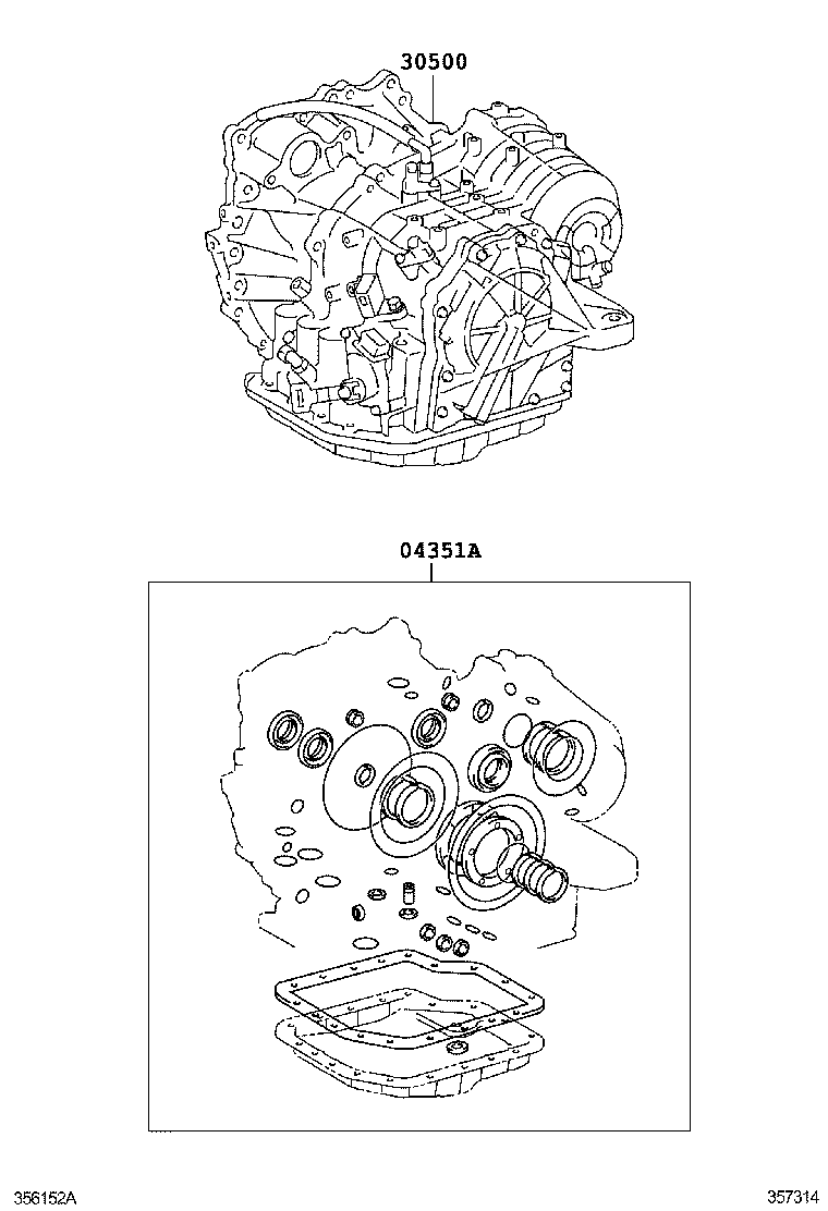  HIGHLANDER CHINA |  TRANSAXLE OR TRANSMISSION ASSY GASKET KIT ATM