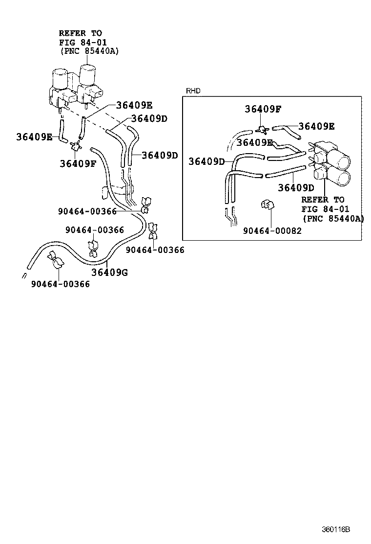  LAND CRUISER 70 |  TRANSFER VACUUM PIPING