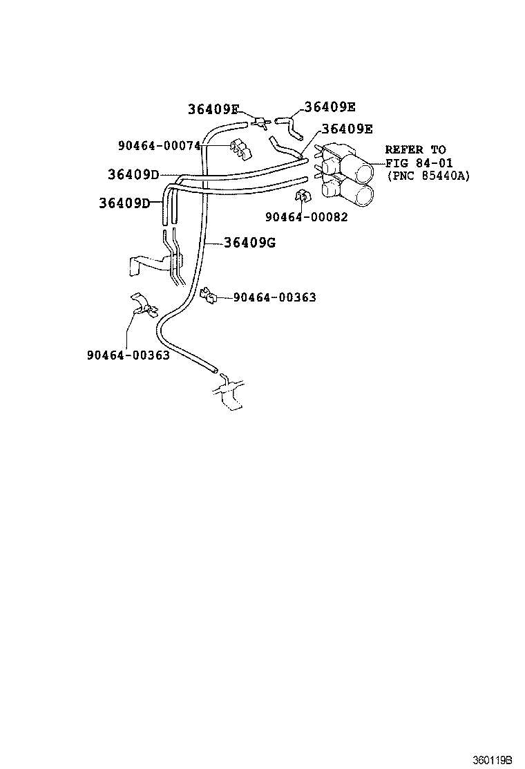 LAND CRUISER 70 |  TRANSFER VACUUM PIPING