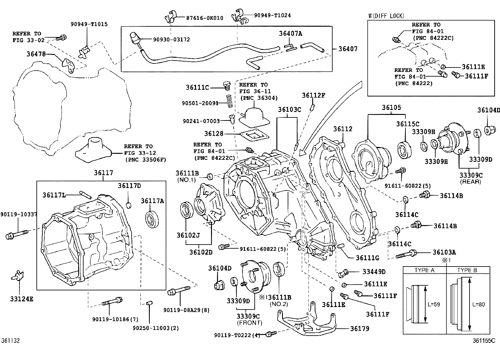  FORTUNER |  TRANSFER CASE EXTENSION HOUSING