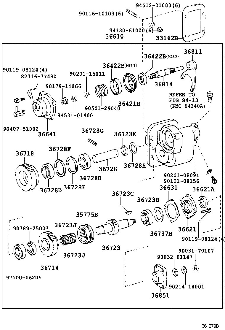  DYNA |  POWER TAKE OFF CASE GEAR