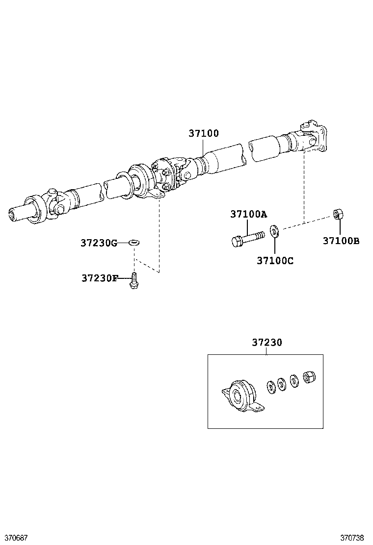  CROWN CHINA |  PROPELLER SHAFT UNIVERSAL JOINT