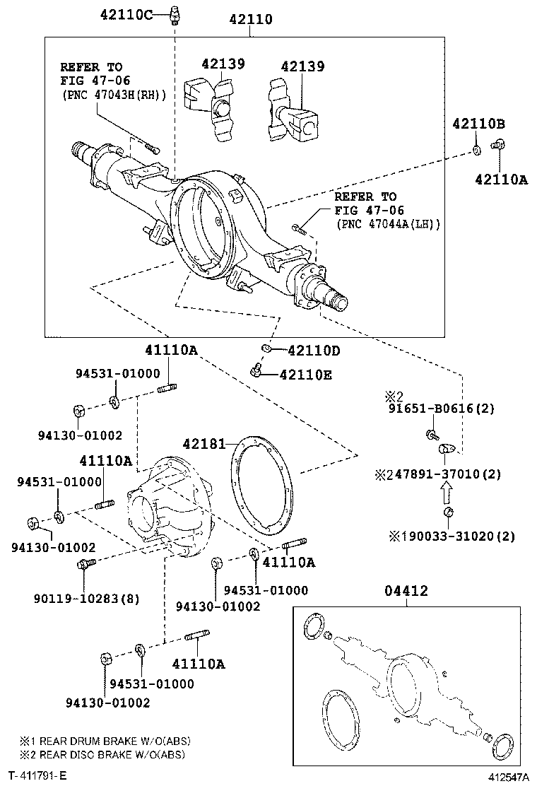  DYNA |  REAR AXLE HOUSING DIFFERENTIAL