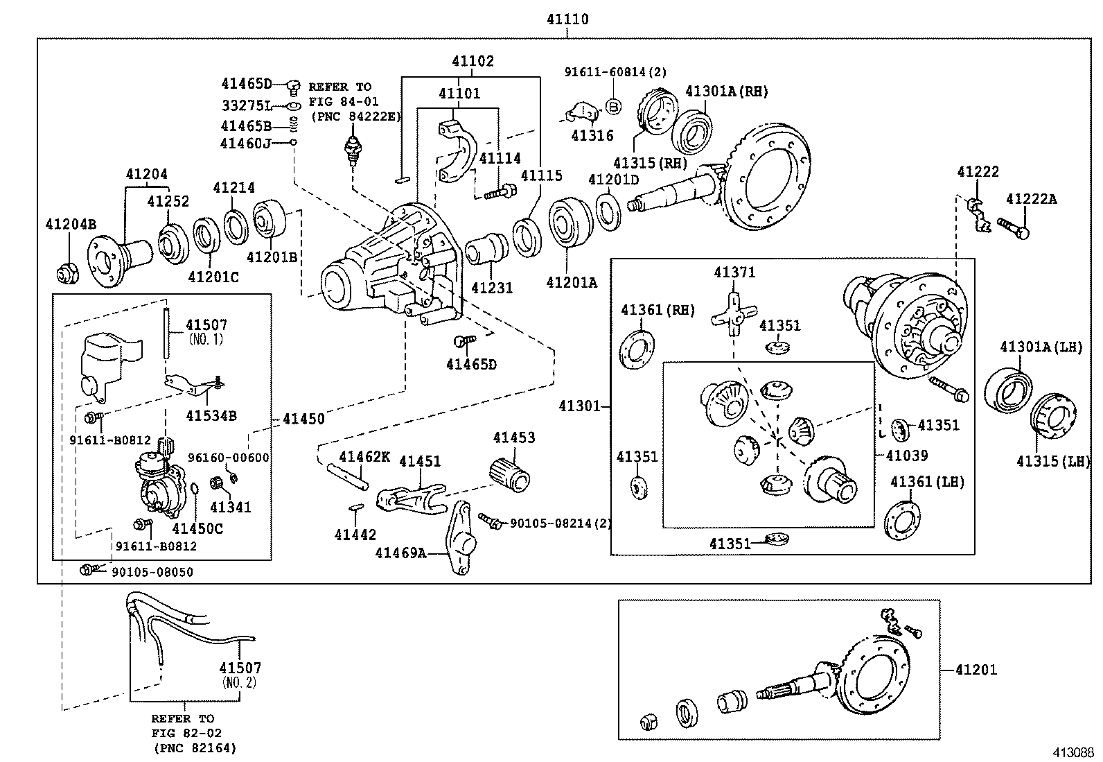  FORTUNER |  REAR AXLE HOUSING DIFFERENTIAL