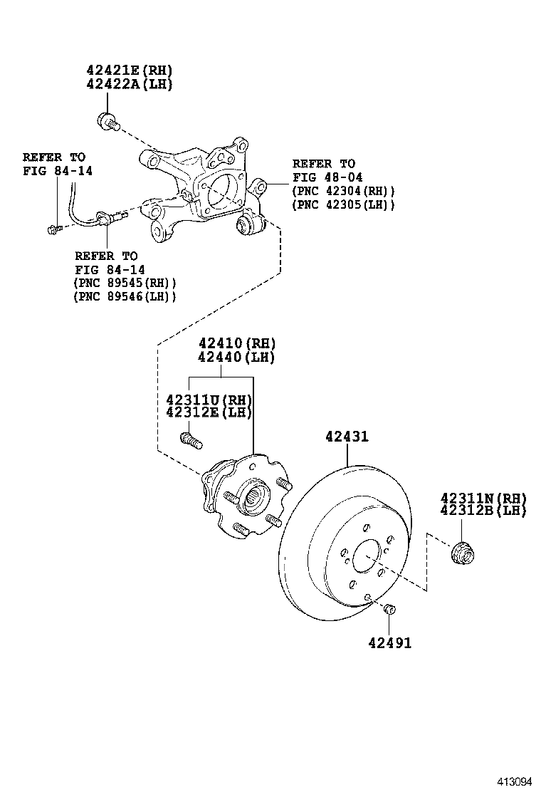  RAV4 CHINA |  REAR AXLE SHAFT HUB
