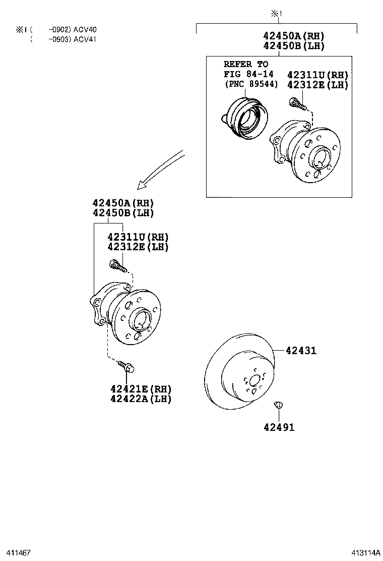  CAMRY CHINA |  REAR AXLE SHAFT HUB