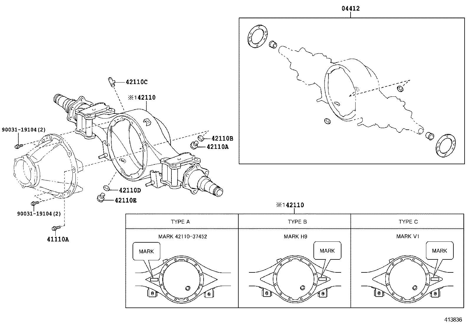  DYNA |  REAR AXLE HOUSING DIFFERENTIAL